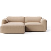 &Tradition - Develius Mellow Eck-Sofa, Konfiguration C, beige (Karakorum 003) von &Tradition
