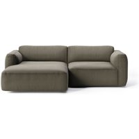 &Tradition - Develius Mellow Eck-Sofa, Konfiguration C, warm grey (Barnum 08) von &Tradition