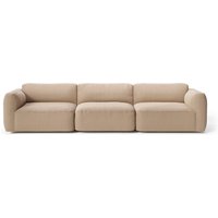 &Tradition - Develius Mellow Eck-Sofa, Konfiguration D, beige (Karakorum 003) von &Tradition