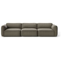 &Tradition - Develius Mellow Eck-Sofa, Konfiguration D, warm grey (Barnum 08) von &Tradition