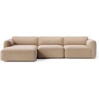 &Tradition - Develius Mellow Eck-Sofa, Konfiguration E, beige (Karakorum 003) von &Tradition