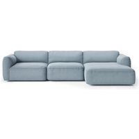 &Tradition - Develius Mellow Eck-Sofa, Konfiguration F, blau (Cifrado 0741) von &Tradition