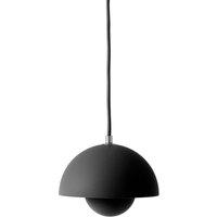 &Tradition - FlowerPot Pendelleuchte VP10, schwarz matt von &Tradition