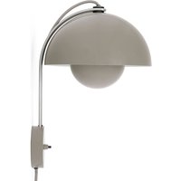&Tradition - Flowerpot Wandleuchte VP8, grau beige von &Tradition