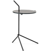 &Tradition - Halten Side Table SH9, Rauchglas / warmes Schwarz von &Tradition