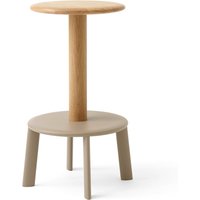 &Tradition - Massif AV39 Thekenhocker, Eiche / grau beige von &Tradition