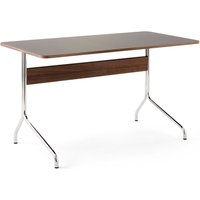 &Tradition - Pavilion AV16 Schreibtisch, 130 x 65 cm, Walnuss / Linoleum Iron (4178) von &Tradition