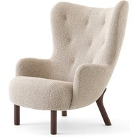 &Tradition - Petra Lounge Chair VB3, High Back, Walnuss geölt / Karakorum 003 von &Tradition