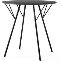 &Tradition - RFH Terrace Table RD5, Ø 75 cm, schwarz von &Tradition
