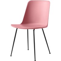 &Tradition - Rely Chair HW6, soft pink / schwarz von &Tradition