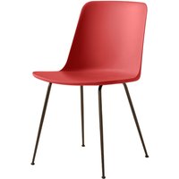 &Tradition - Rely Chair HW6, zinnoberrot / schwarz von &Tradition