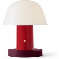 &Tradition - Setago JH27 Akku-Tischleuchte (LED), maroon / grape von &Tradition