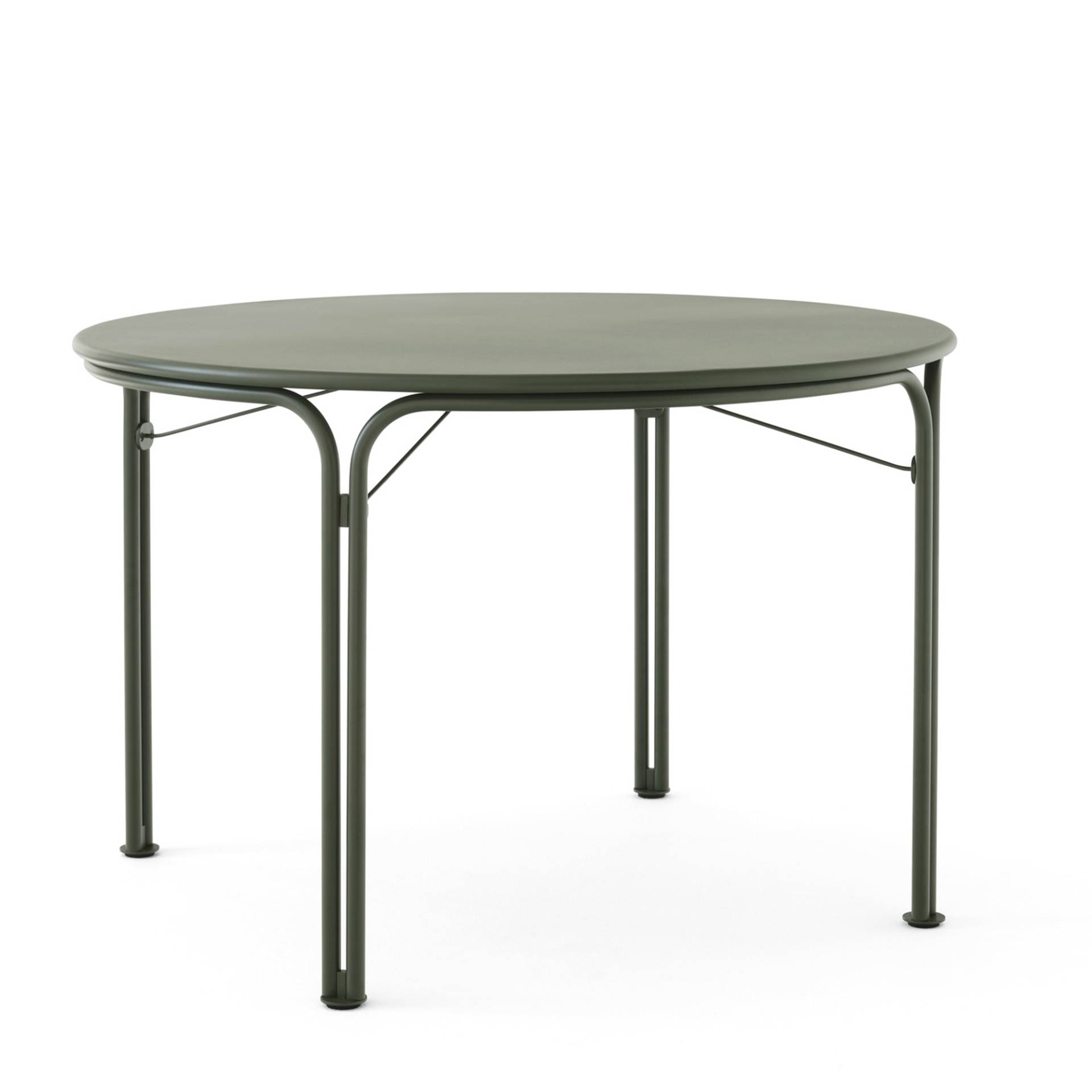 &Tradition - Thorvald SC98 Esstisch - bronze green/pulverbeschichtet/H x Ø 73x115cm von &Tradition