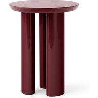 &Tradition - Tung Table JA3, Ø 38 x 48 cm, burgundy red von &Tradition