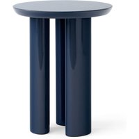 &Tradition - Tung Table JA3, Ø 38 x 48 cm, steel blue von &Tradition