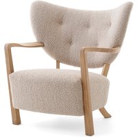 &Tradition - Wulff ATD2 Lounge Chair, Eiche geölt / beige (Karakorum 003) von &Tradition