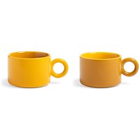 &klevering - Chiquito Tasse, 0,2 L, ocker (2er-Set) von &klevering