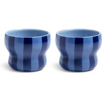 &klevering - Circus Becher 200 ml, blau (2er-Set) von &klevering