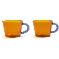 &klevering - Duet Tasse, 0,3 L, amber (2er-Set) von &klevering