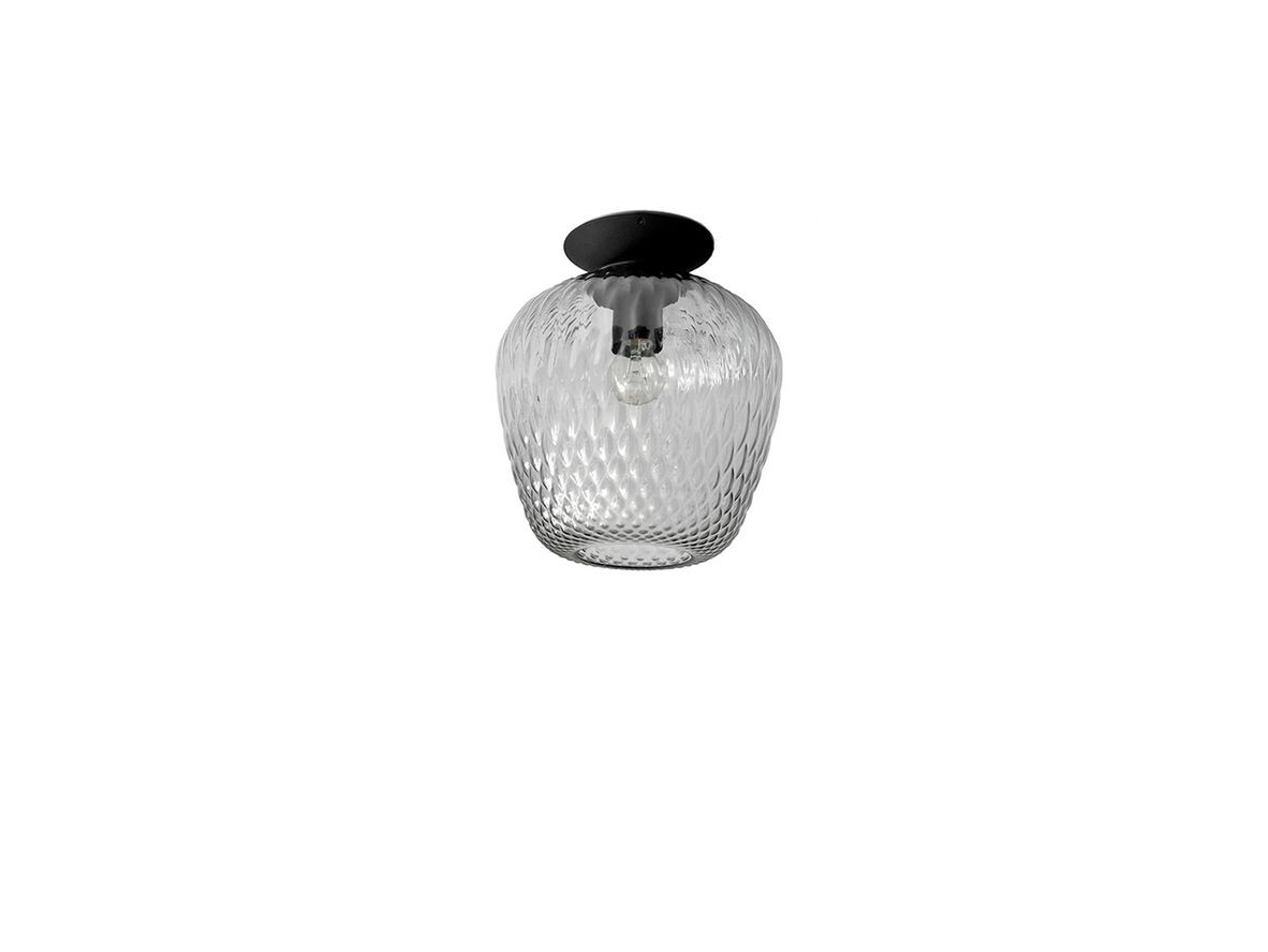 &Tradition - Blown Deckenleuchte SW5 Silver Lustre & Black von &Tradition