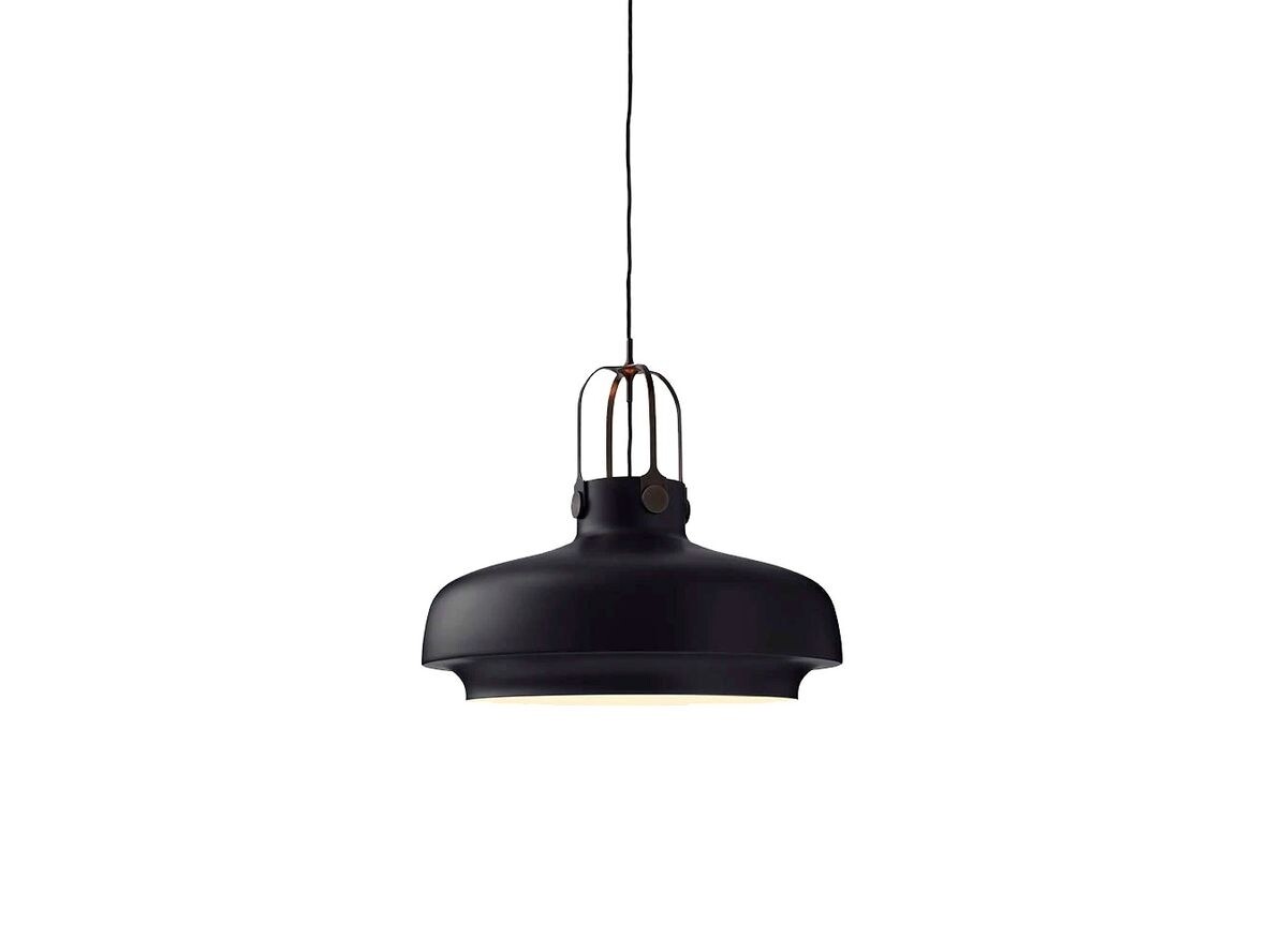 &Tradition - Copenhagen Pendelleuchte SC8 Matt Black/Bronzed Brass von &Tradition