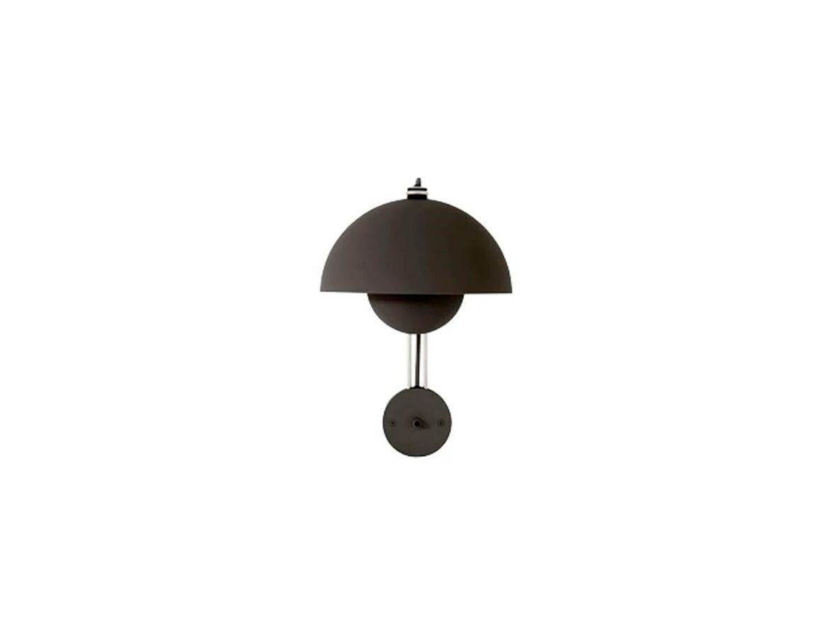 &Tradition - Flowerpot VP8 Wandleuchte Matt Black von &Tradition