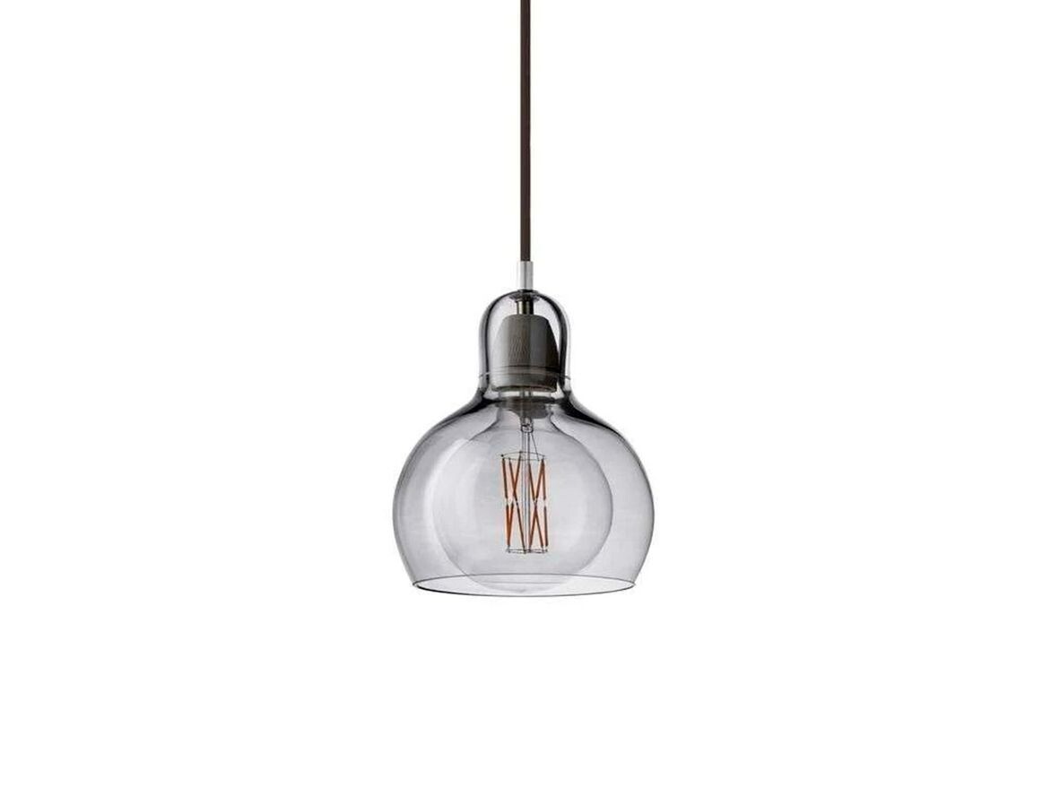 &Tradition - Mega Bulb SR2 Pendelleuchte Silver m/Schwarz Kabel &Tradition von &Tradition