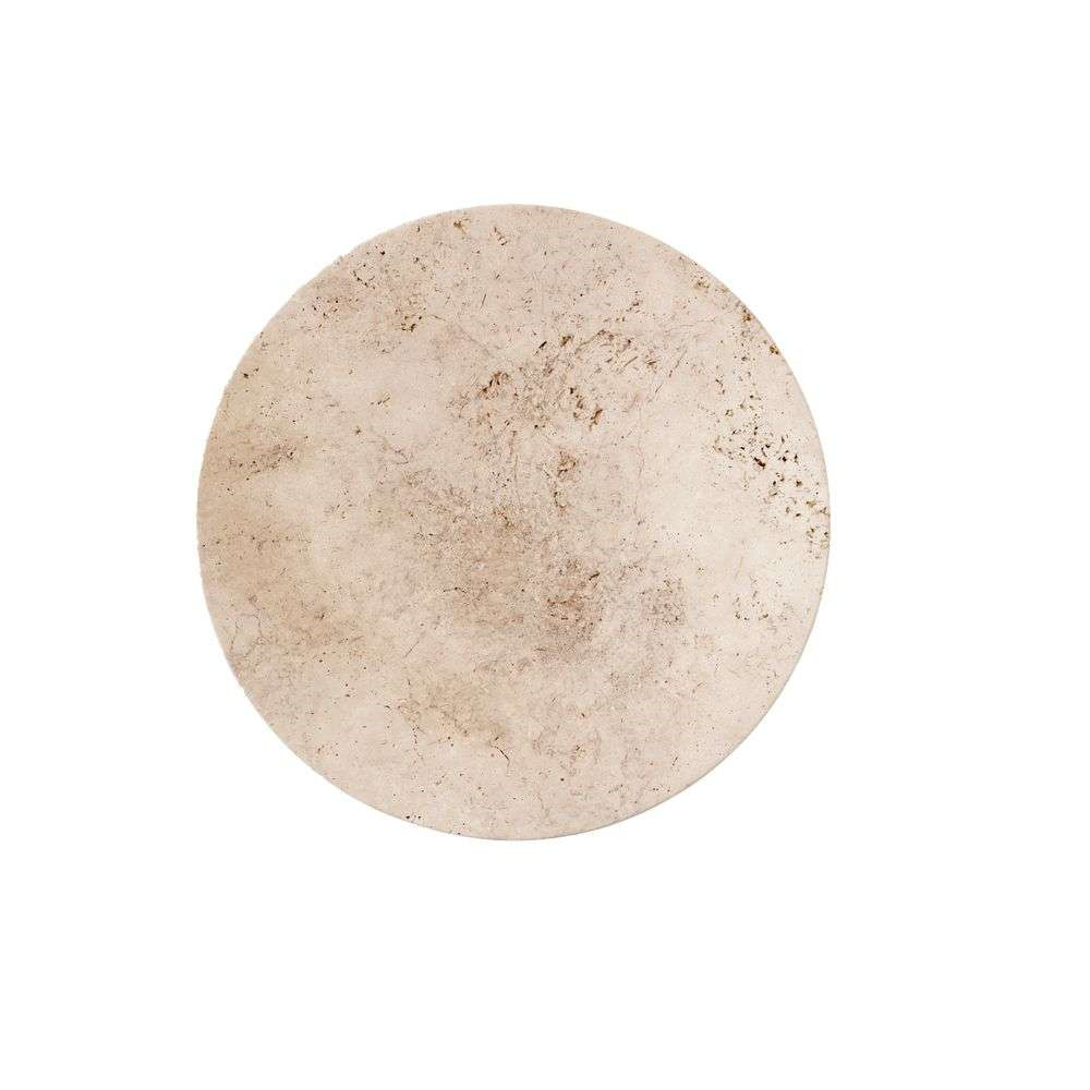 &tradition - Plate SC55 Unfilled Travertine von &tradition