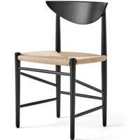 &Tradition - Drawn HM3 Stuhl, schwarz lackiert / Papierkordel von &Tradition