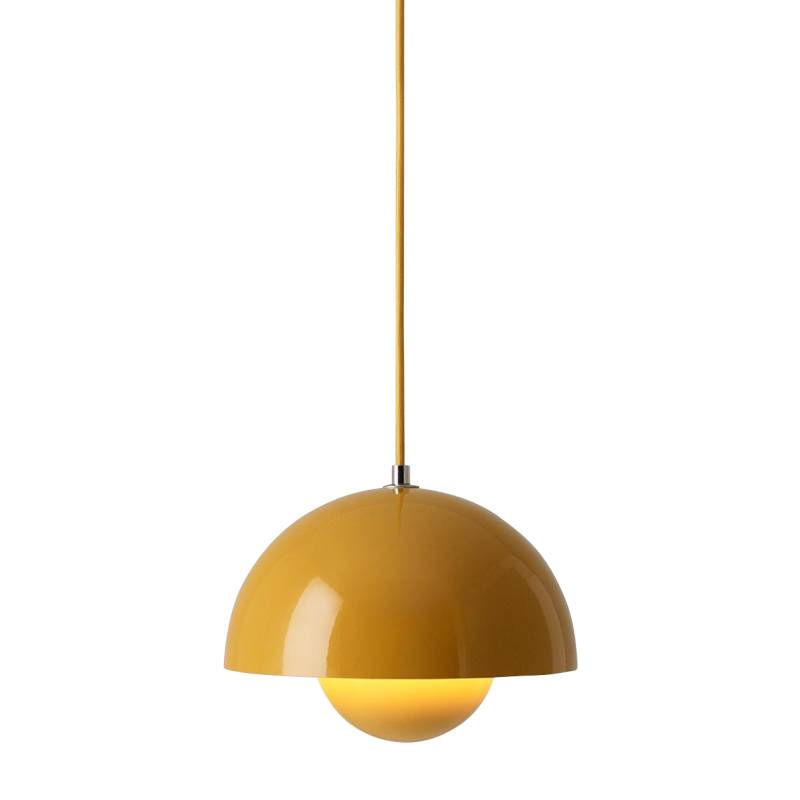 &Tradition Flower Pot Vp1 Pendelleuchte Hängeleuchte Deckenlampe E27 Senfgelb B-Ware von &tradition