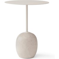 &Tradition - Lato Beistelltisch, H 50 cm / Ø 40 cm, ivory white / crema diva Marmor von &Tradition