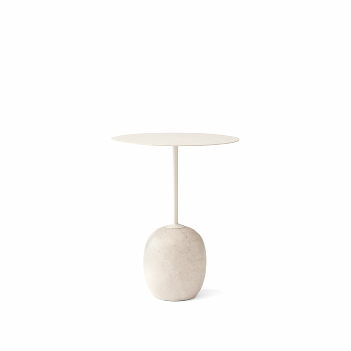 &Tradition Lato Beistelltisch Tisch Couchtisch Sofatisch Marmortisch Weiß Marmor B-Ware von &tradition