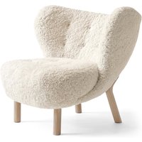 &Tradition - Little Petra VB1 Lounge Chair, Eiche geölt / Schaffell Moonlight von &Tradition