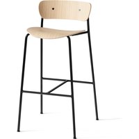 &Tradition - Pavilion Barhocker AV9, H 95 cm, schwarz / Eiche lackiert von &Tradition