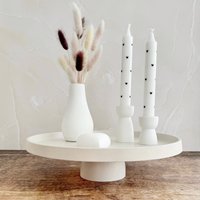 Dekoteller | Mit Fuß Etagere 25cm Oder 30cm Glatt von undGlueck