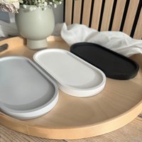 Hochwertige Dekorative Tabletts - Perfekt Als Schmucktablett Oder Dekoteller 24cm von undGlueck