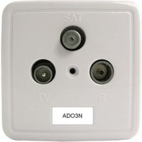 Televes Stichleitungsdose 3f. incl.APR.+Platte rws ADO3N Televes Stichleitungsdose 3f. incl.APR.+Platte rws ADO3N von unex