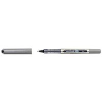 uni-ball eye fine UB-157E Tintenroller silber 0,4 mm, Schreibfarbe: schwarz, 12 St. von uni-ball