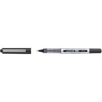 uni-ball eye micro UB-150E Tintenroller silber 0,2 mm, Schreibfarbe: schwarz, 12 St. von uni-ball