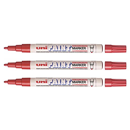 Lackmalstift UniPaint rot FABER CASTELL 182126 4902778558690 von uni-ball