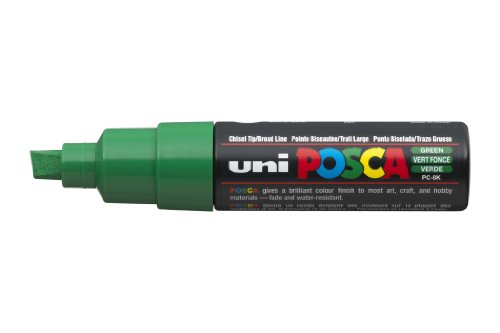 uni Posca PC- Kugel 8 k, breiter Spitze, Grün, 6 Stück von uni-ball