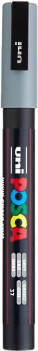 POSCA 186533 - POSCA Marker mit feiner Rundspitze, grau von uni-ball