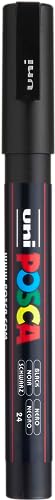 Uni-Ball 186599 - POSCA Marker mit feiner Rundspitze, schwarz von uni-ball