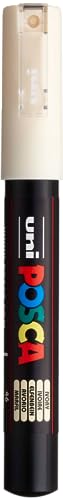 POSCA 186703 - POSCA Marker mit extra feiner Rundspitze, elfenbein von POSCA