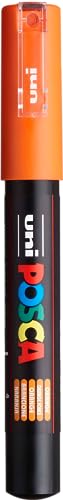 POSCA 186715 - POSCA Marker mit extra feiner Rundspitze, orange von uni-ball