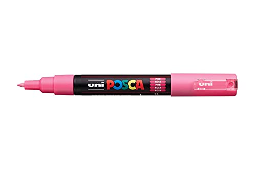 POSCA 186728 - POSCA Marker mit extra feiner Rundspitze, rosa von uni-ball