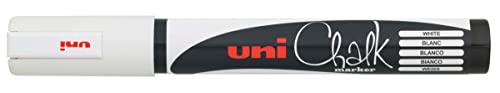 uni-ball Kreidemarker PWE-5M, weiß, Rundspitze, 1 Stück von uni-ball