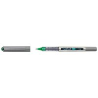 uni-ball eye fine UB-157E Tintenroller silber 0,4 mm, Schreibfarbe: grün, 1 St. von uni-ball
