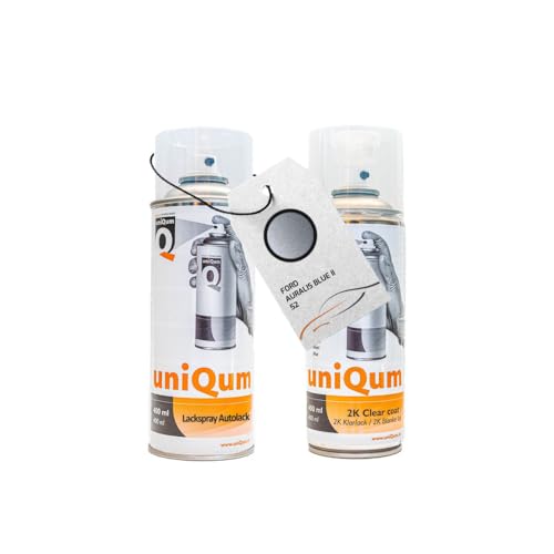 UniQum Autolack + Klarlack 2K Spraydose für FORD AURALIS BLUE II 52 Autolack Reparatur 2 x 400 ml UniQum Autolack + Klarlack 2K Spraydose für FORD AURALIS BLUE II 52 Autolack Reparatur 2 x 400 ml von uniQum QUALITY IN NON PAINT