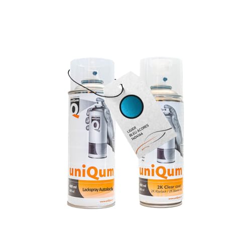 UniQum Autolack + Klarlack 2K Spraydose für LIGIER BLEU ACORES 1404144 Autolack Reparatur 2 x 400 ml UniQum Autolack + Klarlack 2K Spraydose für LIGIER BLEU ACORES 1404144 Autolack Reparatur 2 x 400 ml von uniQum QUALITY IN NON PAINT